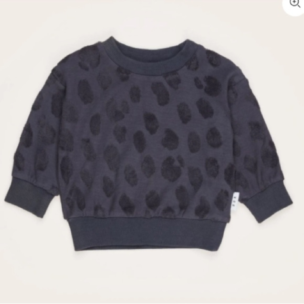 HUX 6/12m sweater
HUX ANIMAL PLAY SWEATSHIRT- INK